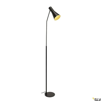 Zdjęcie produktu dla Lampa podłogowa Phelia, czarna, E27
