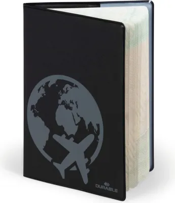 Immagine prodotto di DURABLE Custodia per passaporto RFID SECURE 189x129 mm, Nero, 214401