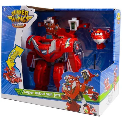 Obrázek produktu pro Sada Super křídla 2 v 1 Super robotický oblek Jett
