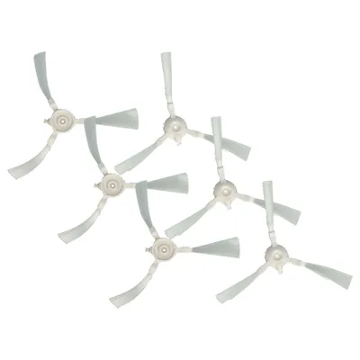 Produktbild von vhbw 6x Seitenbürste kompatibel mit Rowenta Smart Force Essential Aqua RR6971WH Saugroboter - Reinigungsbürsten Set, grau / blau, 3-armig