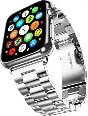 Produktbild von Quecksilber Pasek Metall Apple Watch 42/44/45 Mm Srebrny/Silber