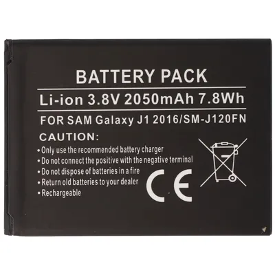 Produktbild von Akku passend für Samsung Galaxy J1 2016, SM-J120FN Akku EB-BJ20CBE