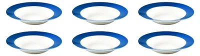 Produktbild von Suppenteller-Set Doppio Indigo-Blau 6-teilig