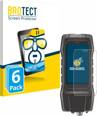 Produktbild von 6x Für Testo 300 Schutzfolie BROTECT Displayschutz Display Schutz Folie Klar Transparent