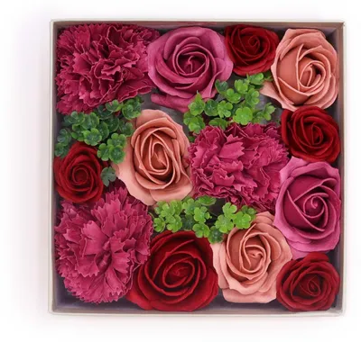 Productafbeelding van Caja Cuadrada - Vintage Rozen
