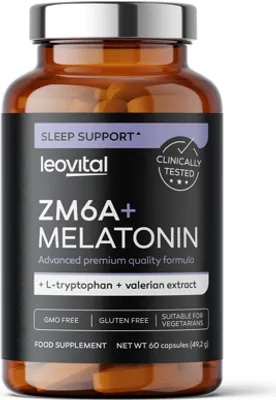 Immagine prodotto di Polleo ZM6A + melatonina, 60 capsule