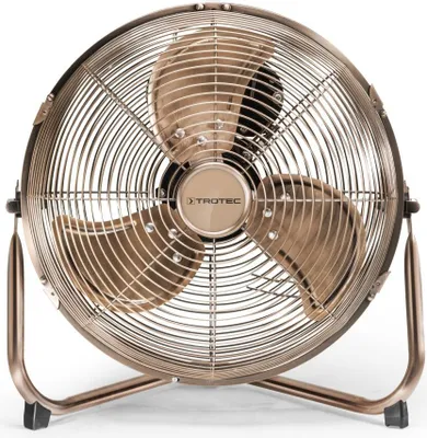 Produktbild von TROTEC TVM 11 Bodenventilator Kupfer Design Ventilator/ Windmaschine | 3 Geschwindigkeitsstufen | 37 Watt Leistung | Durchmesser 35 cm