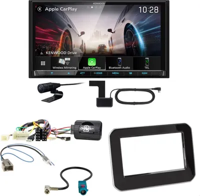 Produktbild von Kenwood DMX8021DABS Android Auto CarPlay Einbauset für Suzuki Ignis MF ab 2017
