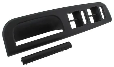 Türgriff Griff Abdeckung Innen + Blende SCHWARZ für VW Golf 4 IV Bora Passat 3B – Produktansicht