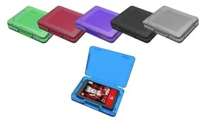 Produktbild von BigBen Nintendo Switch Game Case Set (farbl. sortiert) 6 Stck