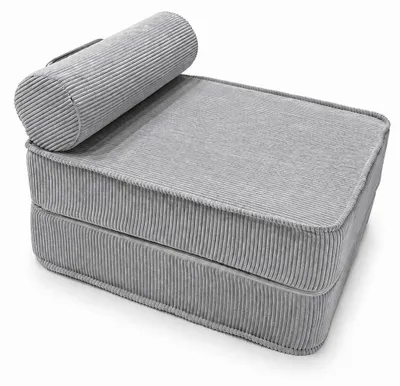 Immagine prodotto di SURB Sedia a dondolo modulare 80, poltrona lounge per adulti in corda, con schienale oscillante, 80 x 95 cm