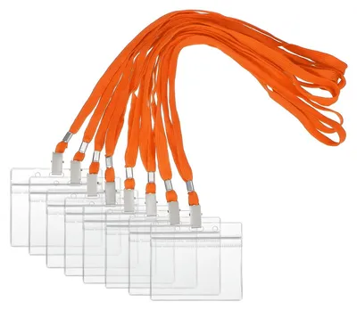 Produktbild von Set aus 50 Ausweltern mit Lanyard für ID-Ausweise