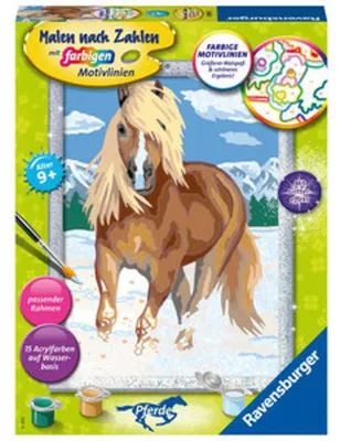 Obrázok produktu pre Ravensburger 00.028.780, 1 strany, Obrazy v balení, Chlapec / dievča, Súprava farieb s číslami