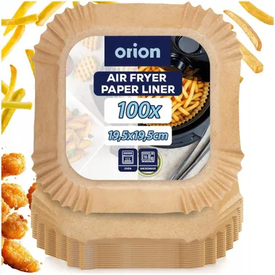 Obrázok produktu pre Kôš do fritézy Air Fryer, 19,5 x 19,5 cm, 100 kusov.