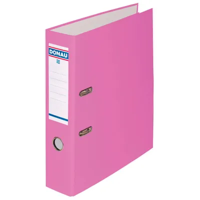 Produktbild von Donau Elektronik Ordner DIN A4 Karton pink