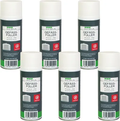 Produktbild von 6x Set KOKA Gefäßfüller nicht brennbar Ausdehnungsgefäß Füller Spray Unbrennbar