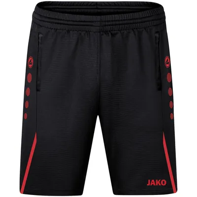 Immagine prodotto di Pantaloncini da allenamento unisex JAKO Challenge, colore:nero/rosso, taglia:M