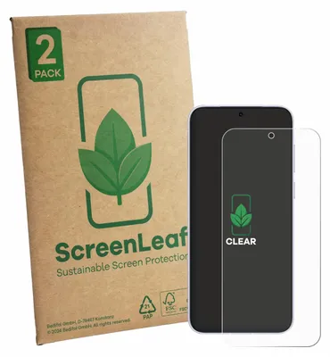 Produktbild von 2x ScreenLeaf Schutzfolie für Vivo X300s nachhaltiger Displayschutz Display Schutz Folie Klar Transparent