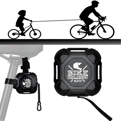 Produktbild von Fahrrad Abschleppseil Kinder Elastisches 2.5M Fahrrad Traktionsseil Fahrrad Schleppseil Einziehbar für Kinder undErwachsene Zuglast Bis 100kg