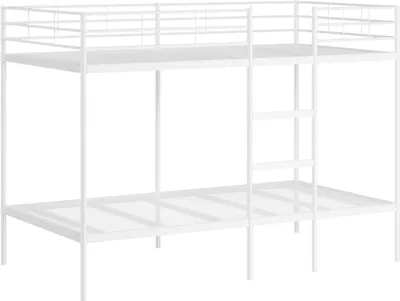 Produktbild von vidaXL Etagenbett ohne Matratze Weiß 100x200 cm Stahl