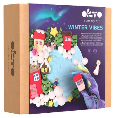 Imagen del producto de Espuma de modelado Okto, colección Winter Vibes 200046, multicolor, 21 x 21 x 4,5 cm