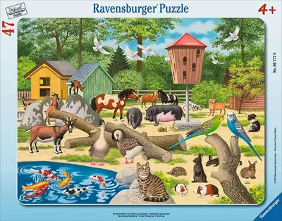 Obrázok produktu pre Ravensburger 00.006.777, 47 kusov, Flóra a fauna, 4 rok / roky