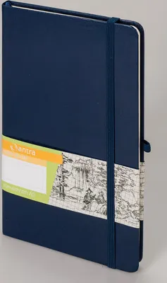Zdjęcie produktu dla Notes A5 Gładki Romantyzm Granatowy ANTRA