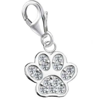 Pfote Charm Anhänger für alle Tierfreunde I Echtschmuck

