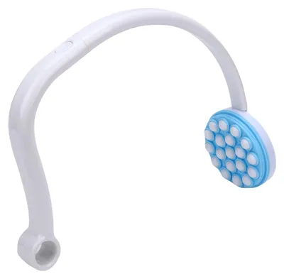 Produktbild von Rückenlotion-Applikator und Massagegerät mit gebogenem, langem Griff – Lotionroller mit 19 Massagekugeln