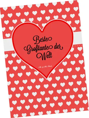 Produktbild von Mr. & Mrs. Panda Postkarte Großtante - Geschenk, Neffe, Ansichtskarte, Ansichtskarten, Nichte, einzelkarte, Beste, Postkarten, Grußkarte, Tanten