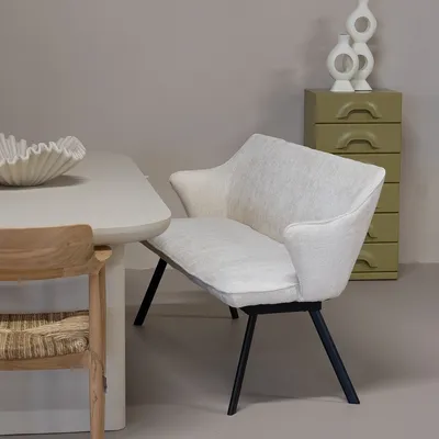 Produktbild von Esszimmerbank Beige - Stoff - 3-Sitzer - Esszimmerbank Taylor - Giga Meubel