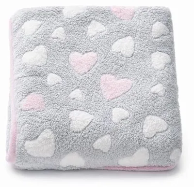 Obrázek produktu pro Dětská deka New Baby 80x90 heart pink