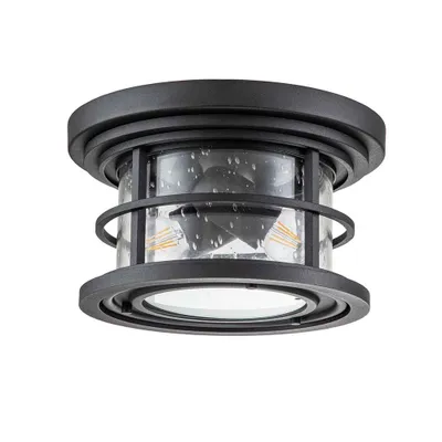 Produktbild von Lighthouse Deckenleuchte schwarz strukturiert  Feiss FE-LIGHTHOUSE-F-BLK