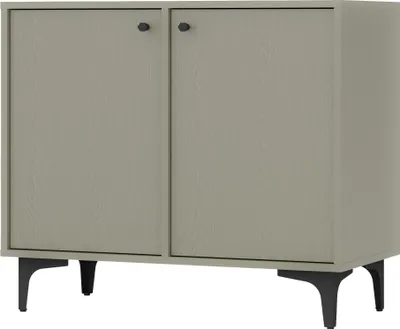 Produktbild von Kommode TOKYO 84cm, zweitürige Kommode, Sideboard für das Wohnzimmer, (Farbe: Eukalyptus)