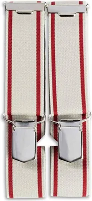 Obrázok produktu pre Traky klasické, 120 cm, 30 mm, šedé/červené