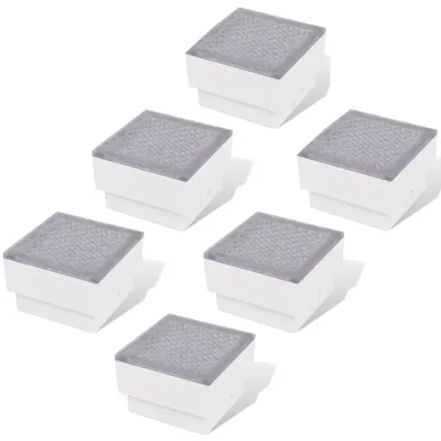 Produktbild von vidaXL LED Bodeneinbaustrahler Außen 6 Stk. 100x100x68 mm