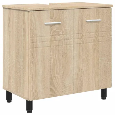 Obrázek produktu pro vidaXL Umyvadlová skříňka Sonoma dub 60 x 35 x 60 cm dřevotřísková deska