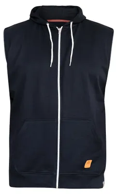 Productafbeelding van Duke - "D555 Blake" herenhoodie met volledige rits, mouwloos, model DC194 (4XL) (Marienblauw)