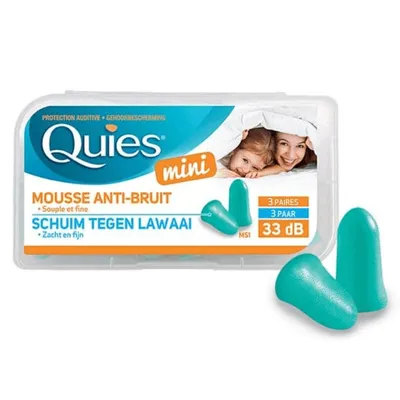 Produktbild von Quies Mini-Schaumstoff-Gehörschutz 3 Paare