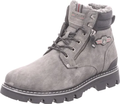 A single gray Dockers men's boot is shown against a white background.