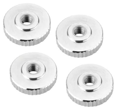 Produktbild von SOTECH Rändelmutter M3 Flach Edelstahl SS304 – rostfrei (4 Stück)