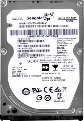 Immagine prodotto di Hard Disk 320gb Seagate Sata 2,5" St320lm010 Interno Notebook Laptop Pc Disco