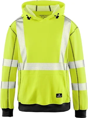 Produktbild von 4PROTECT® Warnschutz Hoodie Portland Leuchtgelb XXL