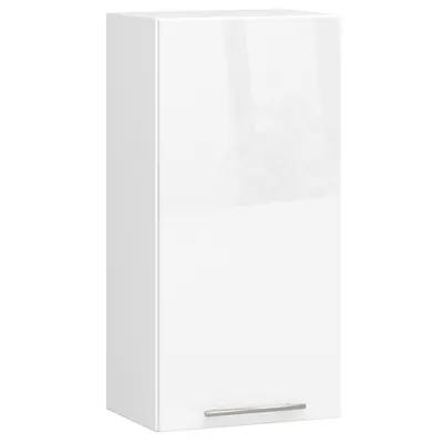 Produktbild von Küchenhängeschrank – Hängeschrank W40 – OLIWIA – Weiß Hochglanz – Hochglanz-Design für moderne Küchen