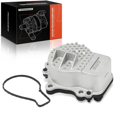Produktbild von Kühlmittel-Wasserpumpe - Elektrische Zusatzwasserpumpe - Aluminiumgehäuse - Kunststofflaufrad - Mit Dichtring - OEM 161A029015 41500E WPT190 1704030