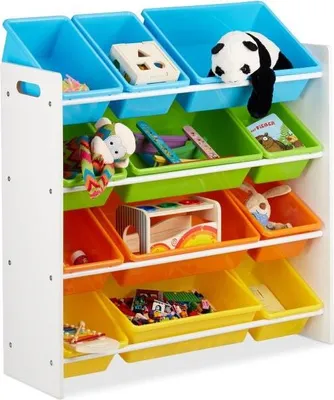 Image de Étagère de rangement pour enfants avec bacs