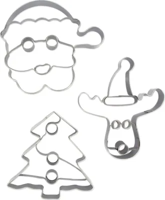 Image de Set de 3 emporte-pièces de Noël Zenker Emporte-pièces