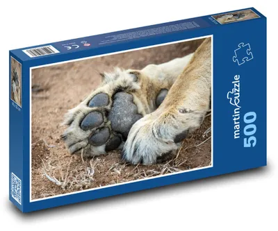 Produktbild von Puzzle 500 Löwenpfoten - martinpuzzle