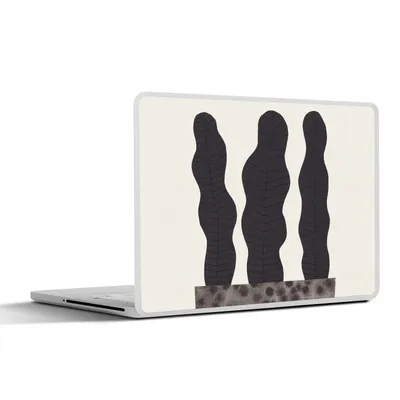 Produktbild von MuchoWow® Laptop Aufkleber Sticker Cover Vase - Pflanzen - Blumen - Pastell 25x18 cm - Laptop-Deko