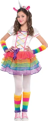 Produktbild von Regenbogen Einhorn Kinder Kostüm